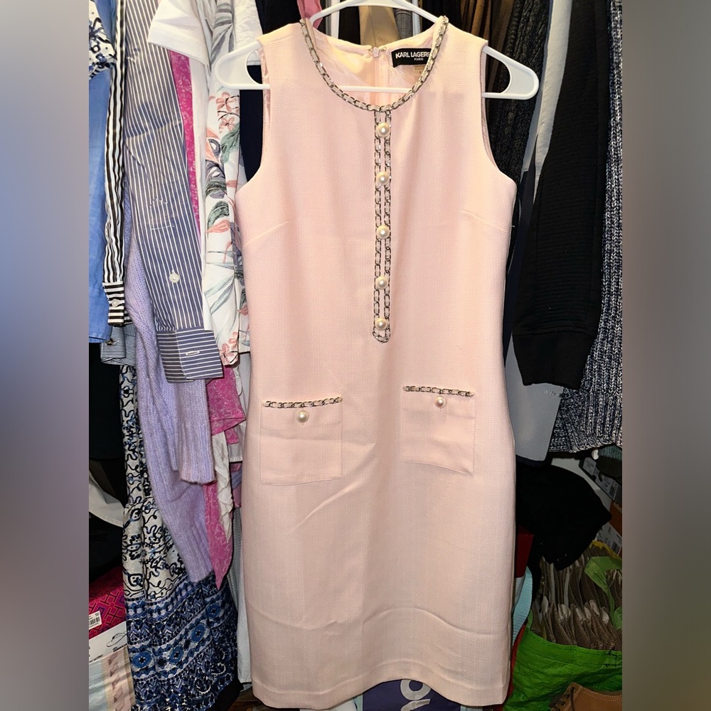 Karl Lagerfeld Paris pink dress size 0